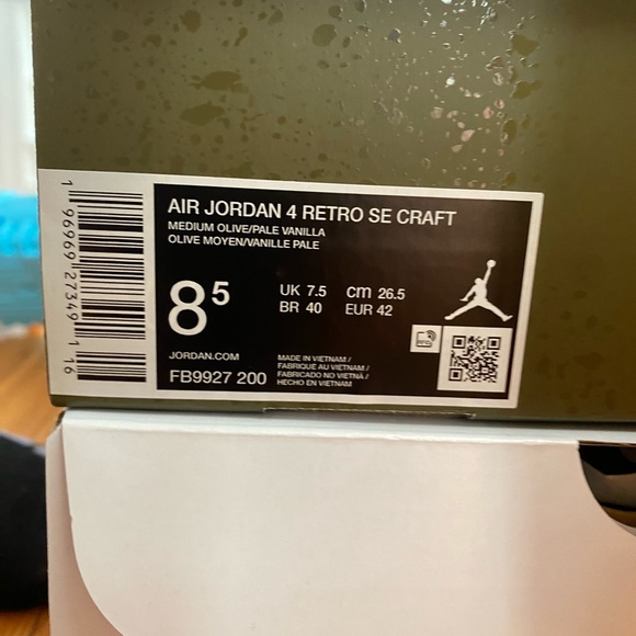 Jordan 4 Retro SE Craft Medium Green - Picture 8 of 8